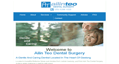 Desktop Screenshot of ailinteodentalsurgery.com.au