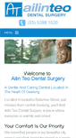 Mobile Screenshot of ailinteodentalsurgery.com.au